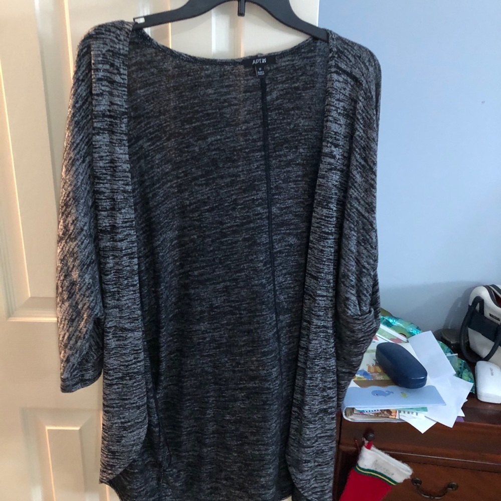 Soft Heathered Grey Apt. 9 Cardigan